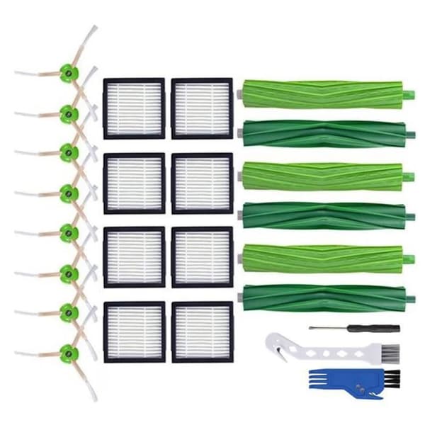 [RM]Til IRobot Roomba I7 E5 E6 I Series Hepa Filter Sidebørste Hovedbørste Robotstøvsuger Tilbehør