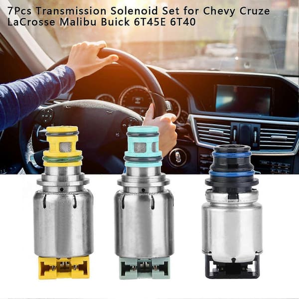 [RM]7pcs Transmission Solenoid Set For Chevy Cruze Lacrosse Malibu 6t45e 6t40