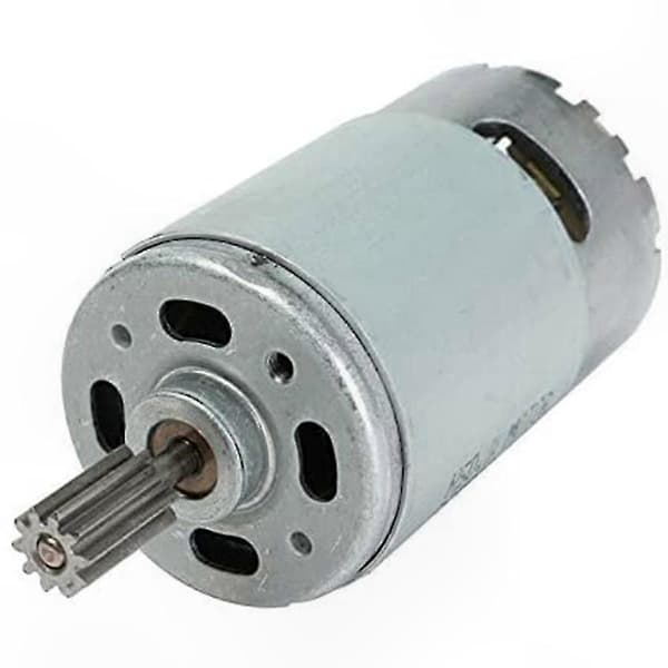 Højhastigheds 12V elektrisk motor 35000RPM tilbehør til børns kørelegetøj universel pasform silver