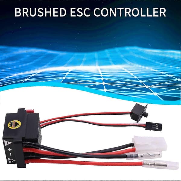 [RM]Rc ESC 320A 6-12V børstet ESC hastighetskontroller med 2A BEC for RC-båt U6L5 Edition 0702 5 5