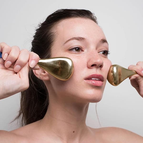 1/2PCS Cooling Facial Massage Ice Globes Spoon Facial Cryo Stick 2PCS