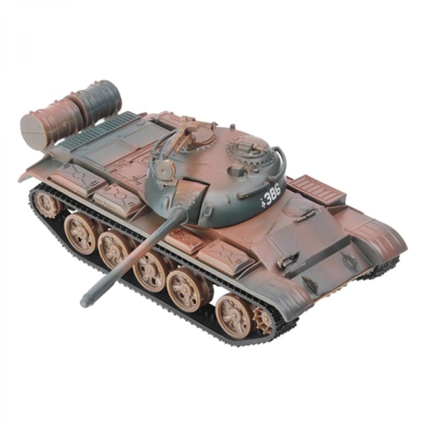 Legering 1:43 Skala T55 Tank Modellbyggsats 3D-pussel Leksaker Samlingar Bordsdekoration