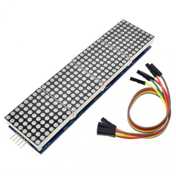 MAX7219 Dot LED Matrix MCU Control LED 4 In 1 Display Module För Arduino