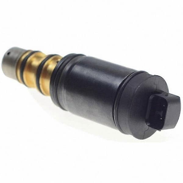 Elektronisk Kontrolventil til Bil AC Kompressor Solenoid System Black