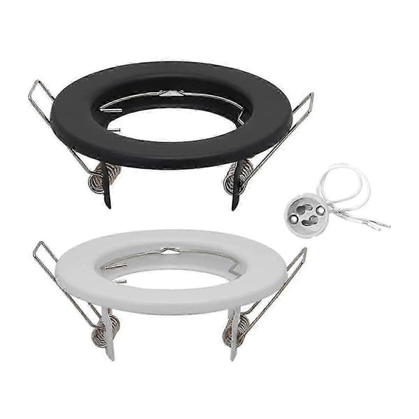 6 stk. forsænkede downlight-rammer LED-loftslamper MR16-kompatible armaturer til soveværelse køkken