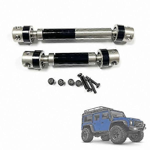 2 stk. CVD metal drivaksler til 1/18 RC Crawler opgraderingsdele tilbehør