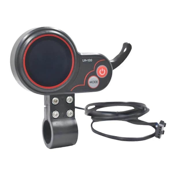 Lh100 Lcd Display Dashboard 24v-60v Gaspedalmåler Til El-scooter/elcykel Speedometer (sm Stik 6