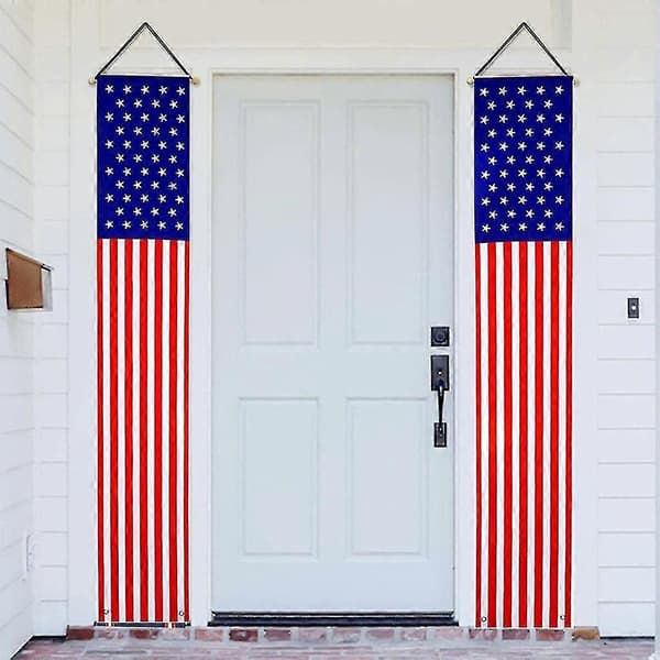 [RM]2-pack patriotiska råttor verandaskylt, hängande