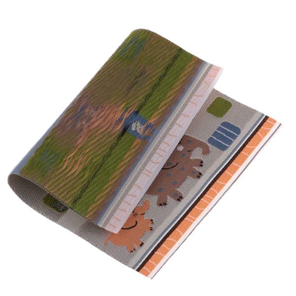 1/12 Dockhus Miniatyr Matta Tecknad Stil Matta Broderi Tyg Matta #1