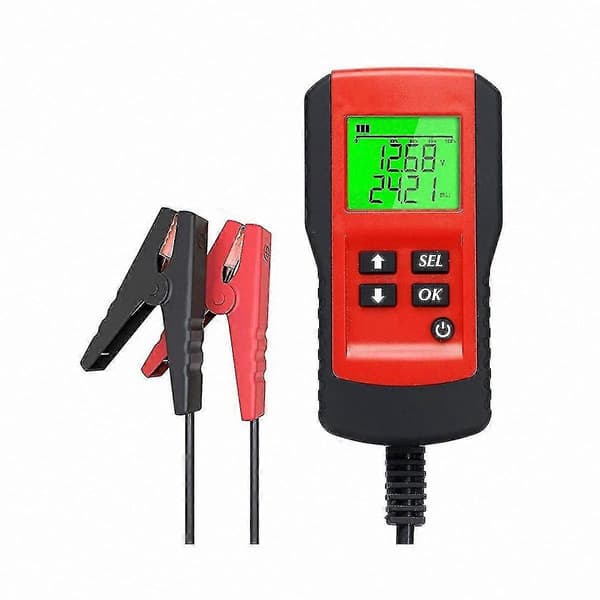 Bilbatterianalysator Intern Motstand Levetid Strøm Kapasitet Testverktøy Red