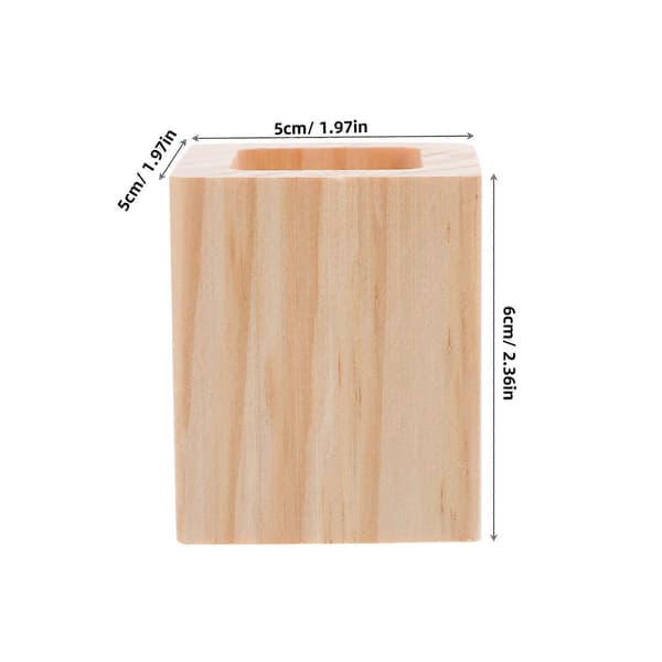 Solid Wood Furniture Risers for Sofa and Bed, 4 Pcs Square Lifting Pads[RM]