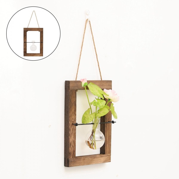 Förökningsstation Vas Dekoration Glödlampa Glas Planteringskärl Terrarium 1 Rör