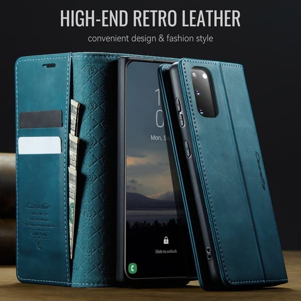 CASEME 033 Mobile Phone Case for Samsung Galaxy S20 5G/4G Green RFID Blocking