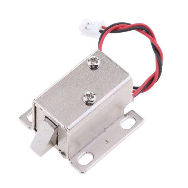 Mini 12V elektriskt dörrlås elektriskt uppåtgående lås