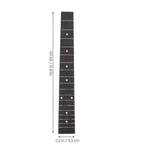 Ersättningsgitarrgreppbräda Trägitarrgreppbräda Folkgitarrgreppbräda Trägitarrhalsgreppbräda kompatibel med 38 tums gitarr