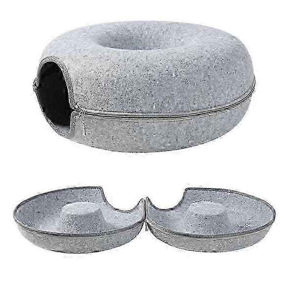 Kattunnelmunkkattsäng dark grey