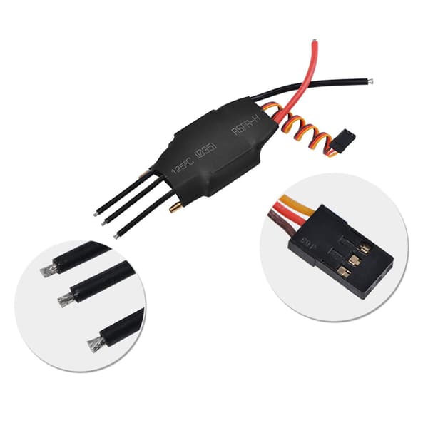 [RM]Børsteløs vandkøling elektrisk hastighedsregulator ESC til RC bådmodel 60A 125A Multi