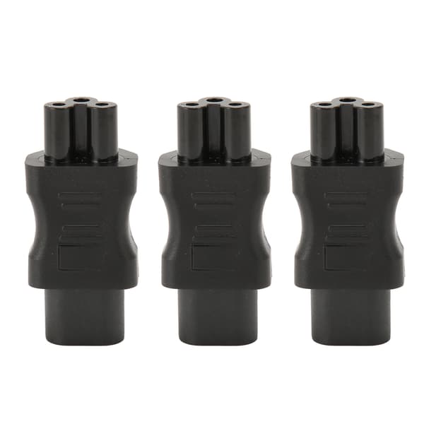 [RM]3st IEC320 C8 til IEC320 C5 strømadapter IEC320 han C8 til hun C5 strømstik Adapter til PDU-chassis UPS-stik
