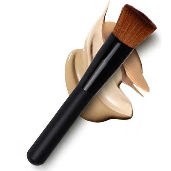Multifunktionell professionell sminkborste: flytande foundation, concealer, puder, rouge...