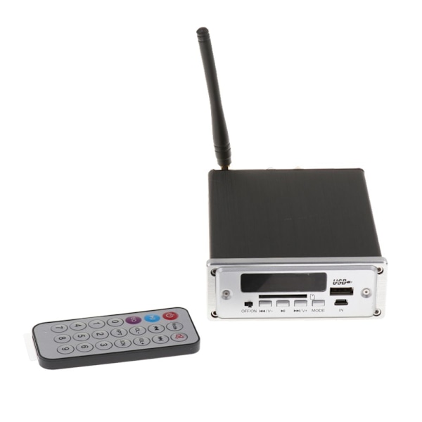 Bluetooth Digital HiFi Stereo Effektförstärkare Musikspelare Stöd USB/Kort