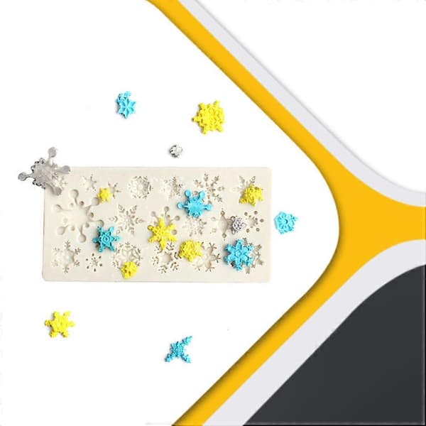 Silikone kageform snefnug fondant mousse bage dessertartikler