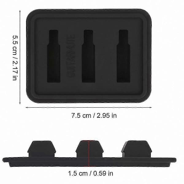 Akustisk Guitar Mute Pad Silikone Lyddæmper til Klassisk Guitar