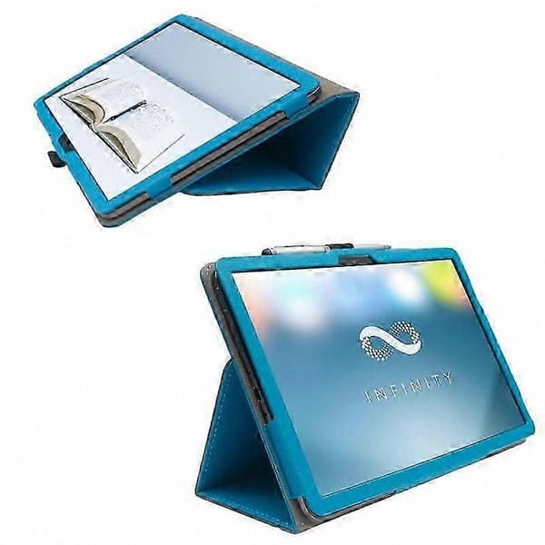 11,5-tommer læder tablet-etui med hudtekstur til Nxtpaper 11 Plus All-Inclusive Cover Protector Peacock Blue
