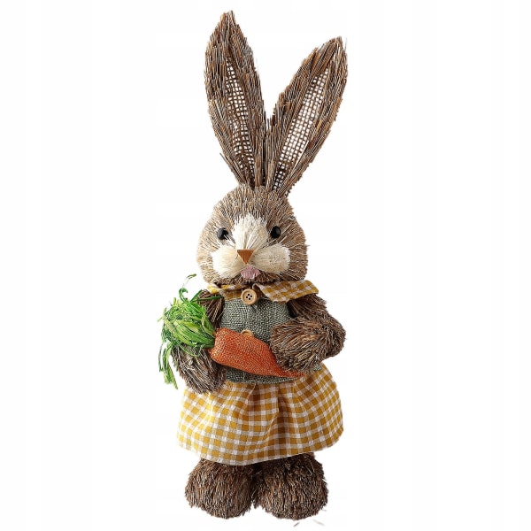 Påskdekorationer Hare Kanin Canvas Ornament A