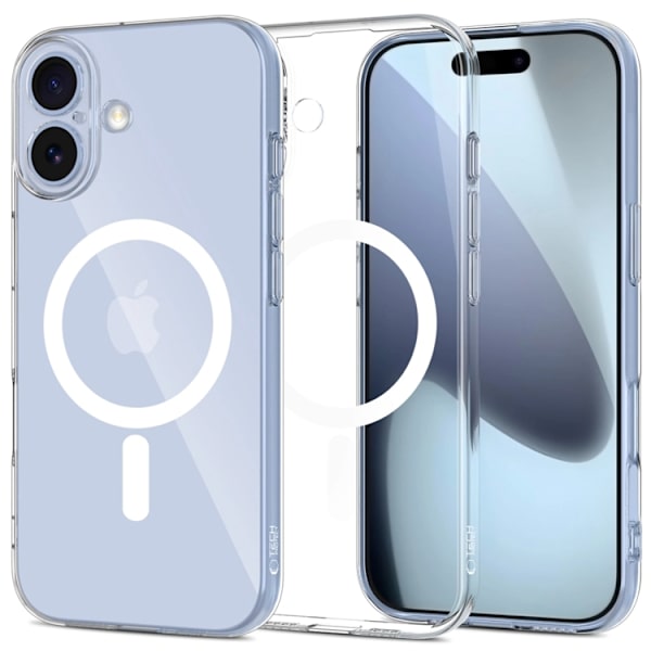 [RM]Tech-Protect Mobile Case for iPhone 17 Magsafe Flexair - Clear Transparent 50