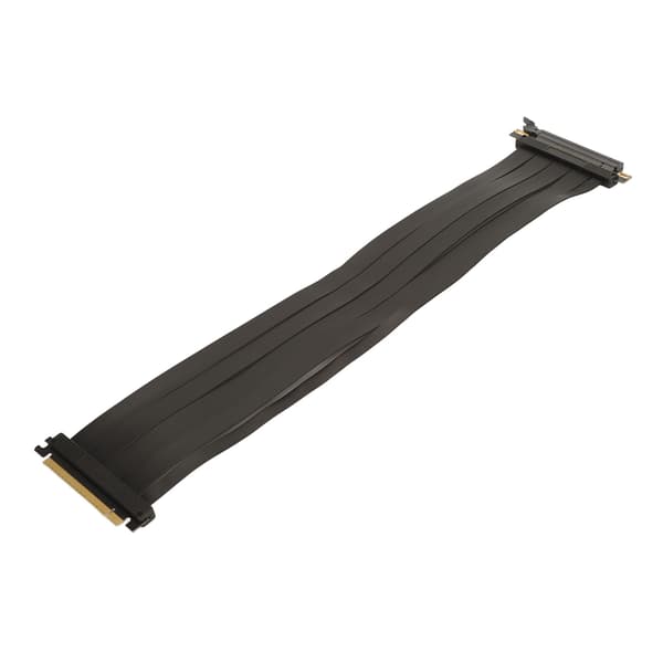 [RM]Graphics Card Riser Cable Ultraflexible PCI Express 4.0 X16 Extension High-Speed Vertical Adapter Backward Compatible With Segmented Design Cable
