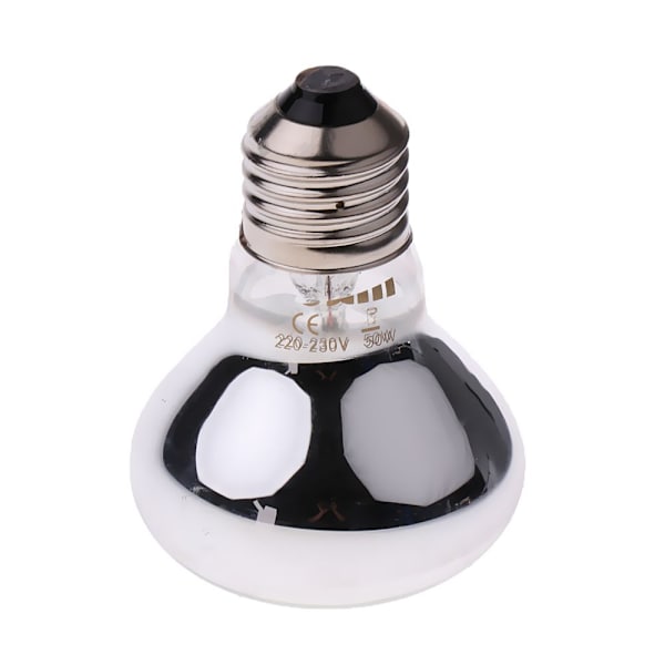 R65 infraröd värmelampa för husdjur vintervärmare lampa e27 silver 50w