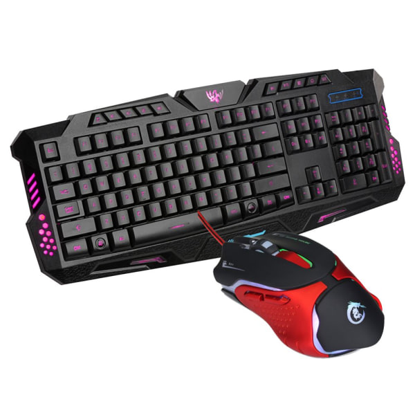 USB Gaming Tangentbord trådbundet tangentbord och mus