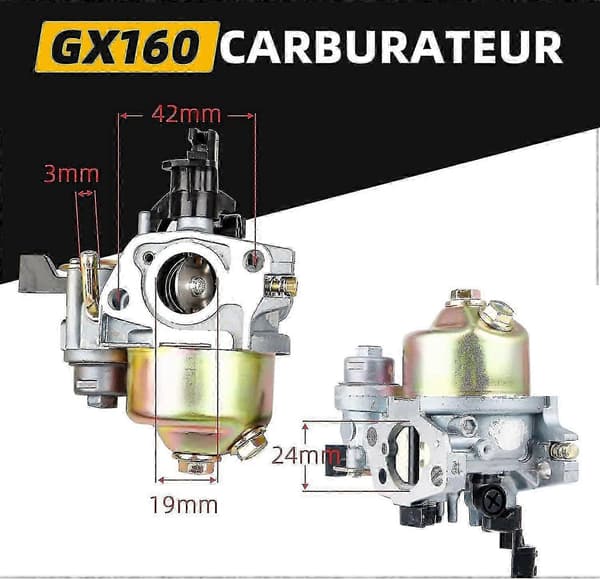 Gx160 karburator passer til Honda Gx200 Gx160 motor [MI]