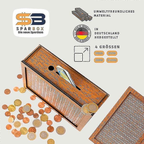 Spargrisar i 4 storlekar med tickbara nummer size 1
