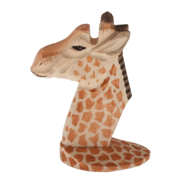 Glasögonställ i snidat trä, Glasögonställ, Displayställ 1 Giraff