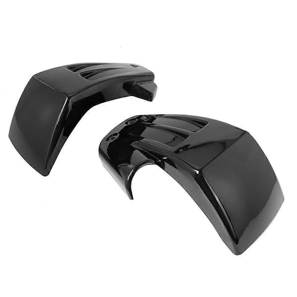 Motorcykel Batteri Side Cover Kåbe til Harley M8 Softail FXFB FXFBS Fat Bob 2018-2022 Tilbehør Black