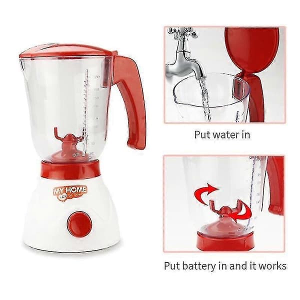 Legetøjsmixer, støvsuger og juicer til rolleleg