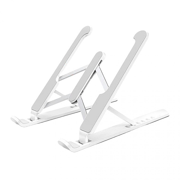 P1 Pro Vikbart Portabelt Justerbart Laptopbord Stativ Bricka Vit