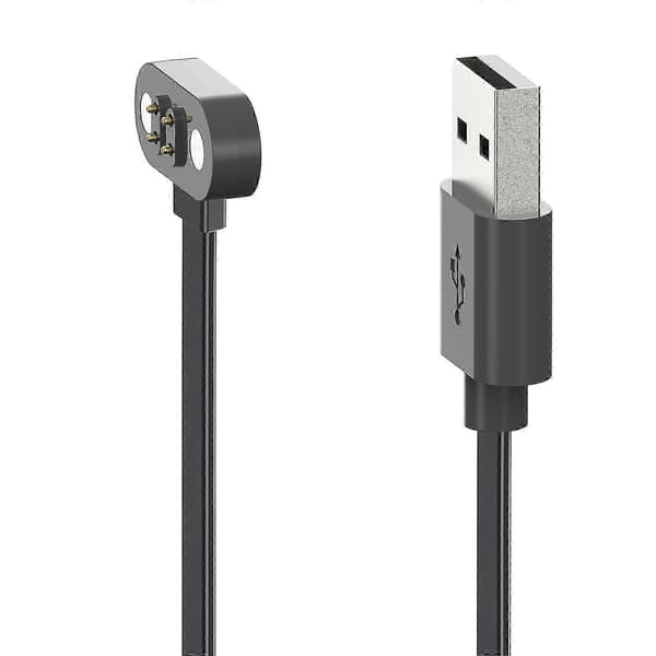 USB 4-bens magnetisk suge-USB-opladerkabel Hurtigopladningskabel til Mojawa Run Plus-øretelefon