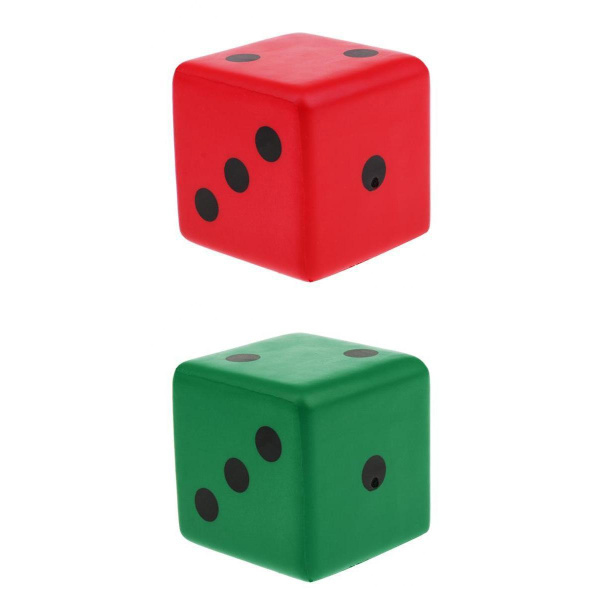 2-5 st Svamp Tärningar Skum Prick Tärningar Lek För Matematik Undervisning Leksak 2 st