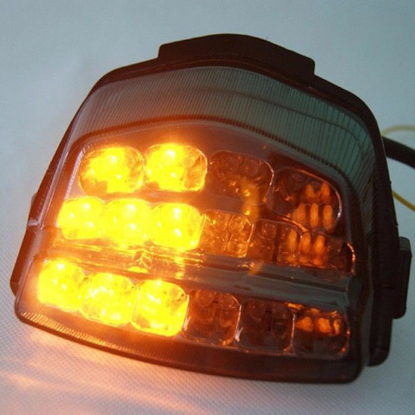 LED Integrerad Bromssignal Bromsljus För Honda 08-12 CBR1000RR Rökfärgad