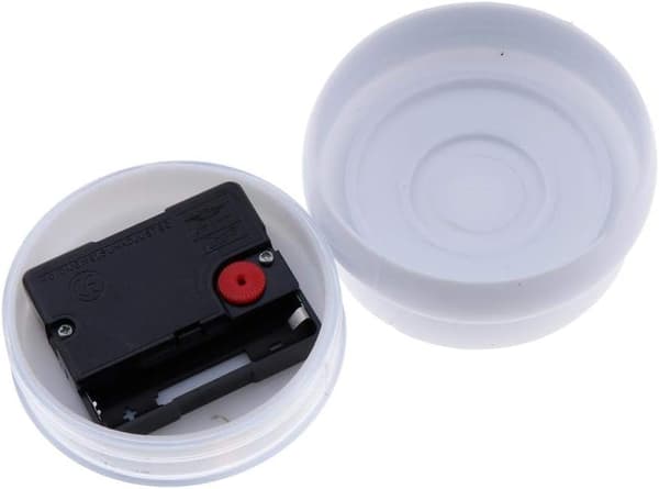 Dusch Badrum Vägg Sugkopp Klocka Vattentät Tidsvisning Heminredning - Vit, 75x35mm[RM]