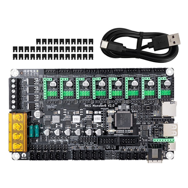 [RM]Monster8 32Bit Kontrolkort 32bit 3D-printer Reparationsdele Tilbehør