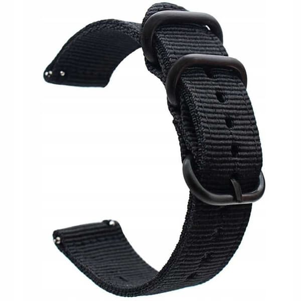 [RM]Spacecase Klorrem Sc Nato-Rem 22Mm Svart Til Smartwatch