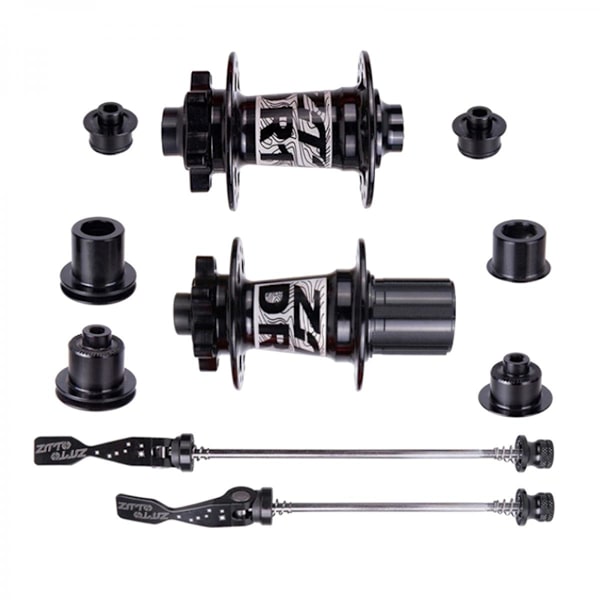 32H MTB Cykel Skivbromsnav Fram Bak Snabbkopplingar Navspak Adapter HG Svart