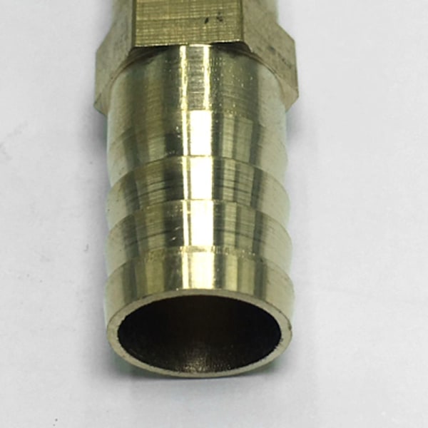 Mässing Metall Slanganslutning Adapter Slang Hane Koppling 14mm