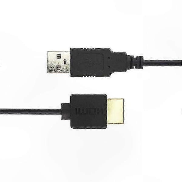 0,5 metrin puhdas kupari USB-HDMI- ja HDMI-USB-sovitinkaapeli virtalähdetoiminnolla
