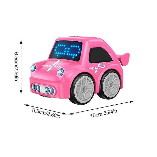 Mini lastbillegetøj, fjernstyret bil med følgetilstand pink