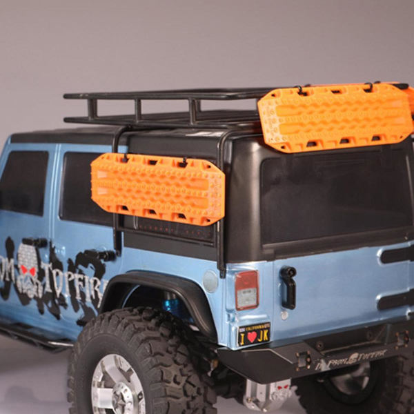 Sandstegar i plast för Axial SCX10 D90 D110 TRX4 1/10 Skala RC Crawler Biltillbehör, 1 Par, Orange