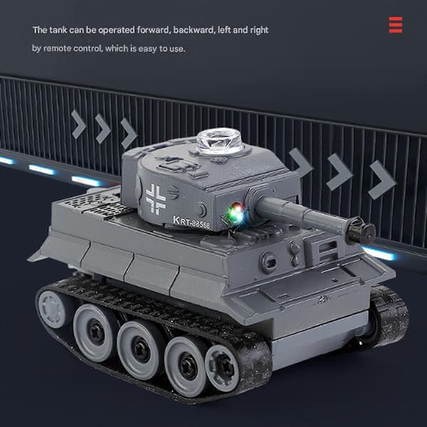 [RM]MINI RC Tank Bil Trådløs Fjernkontroll Ladeleke Modellbil Barnegaver 2025 D